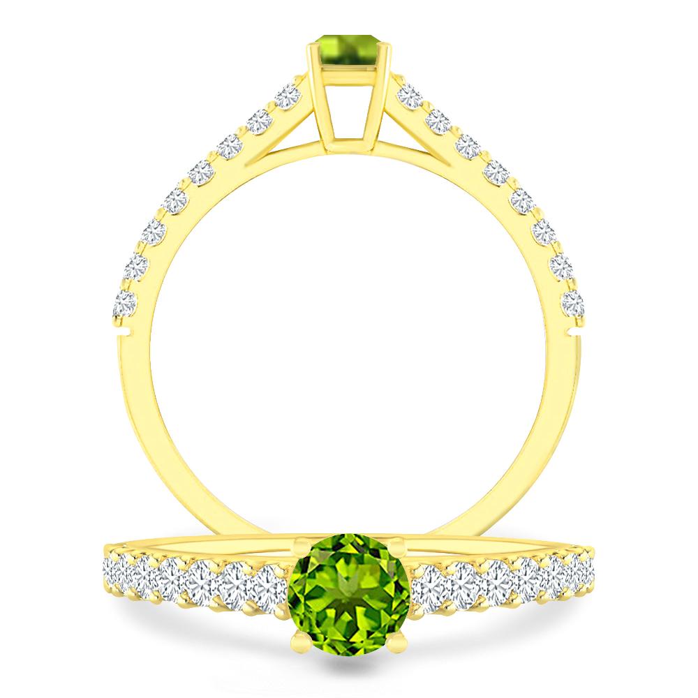 Yellow Gold - Peridot