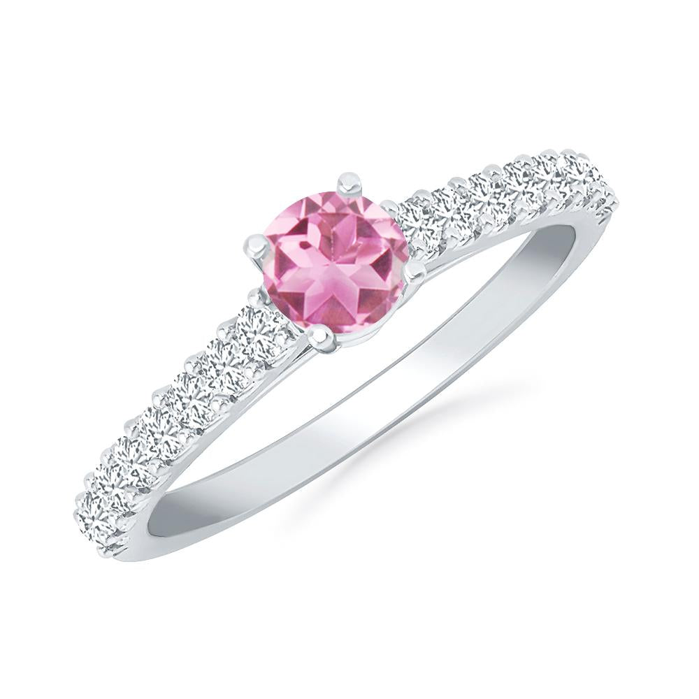 White Gold - Pink Tourmaline