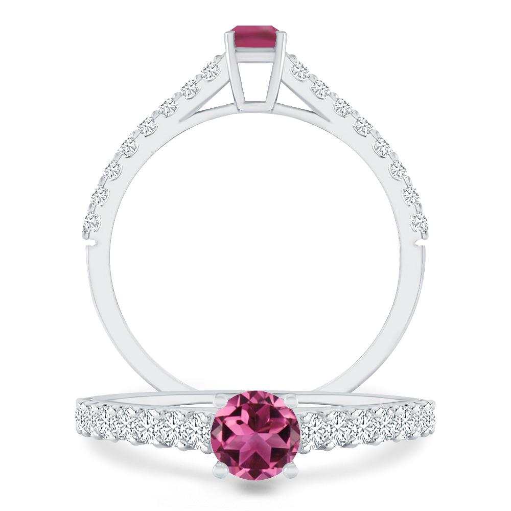 White Gold - Pink Tourmaline