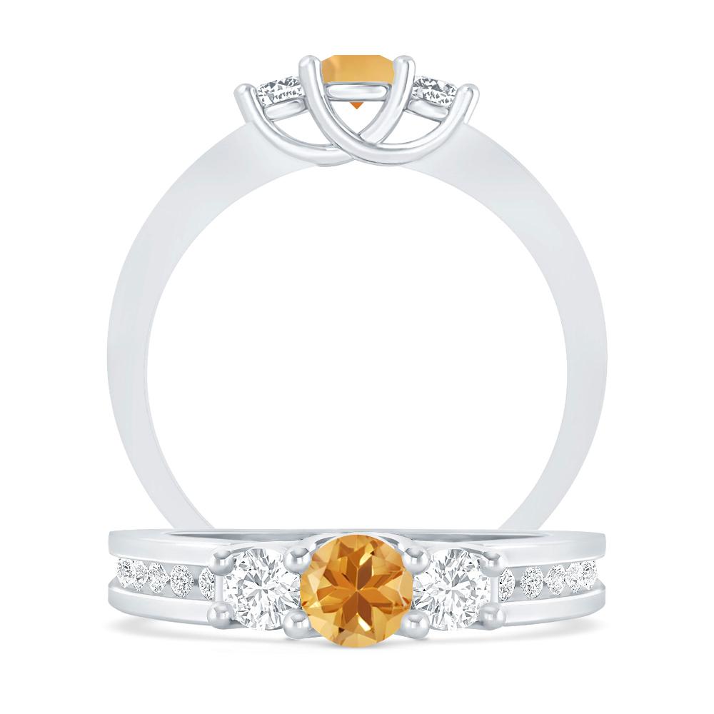 White Gold - Citrine