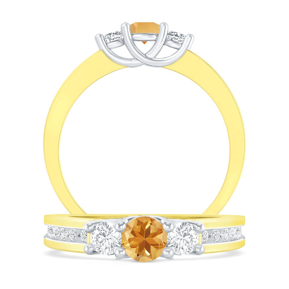 Yellow Gold - Citrine