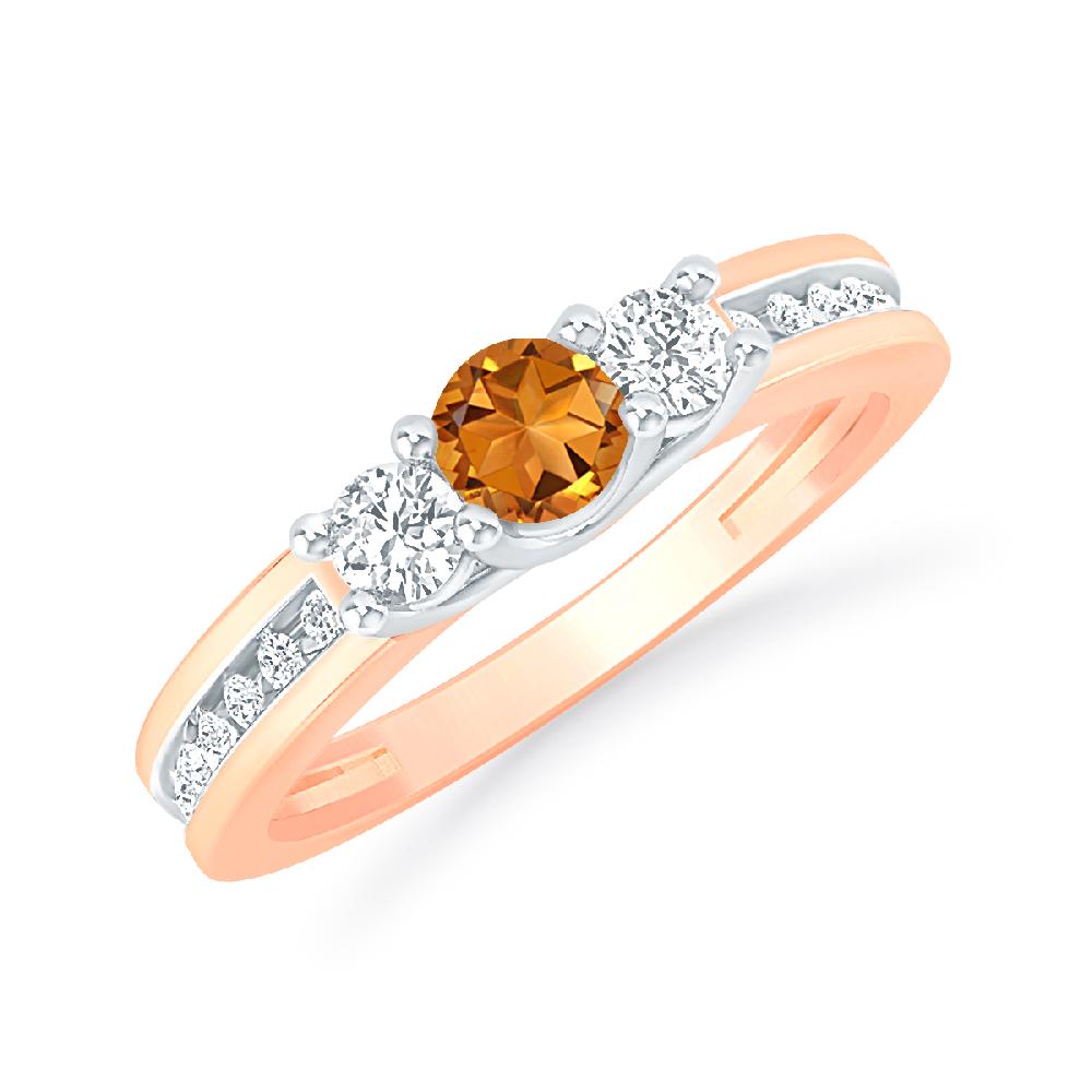 Rose Gold - Citrine