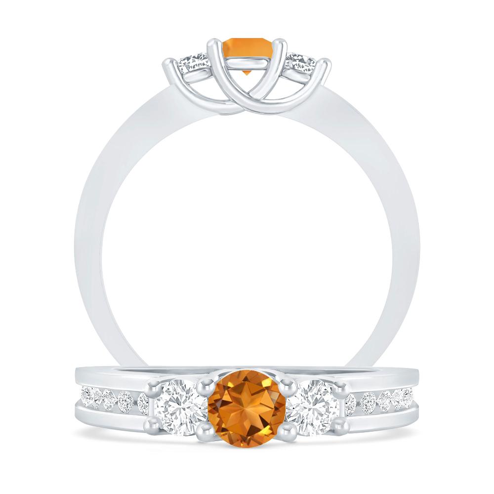 White Gold - Citrine