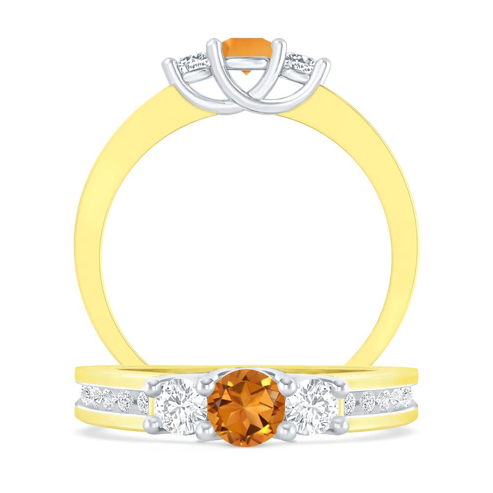 Yellow Gold - Citrine