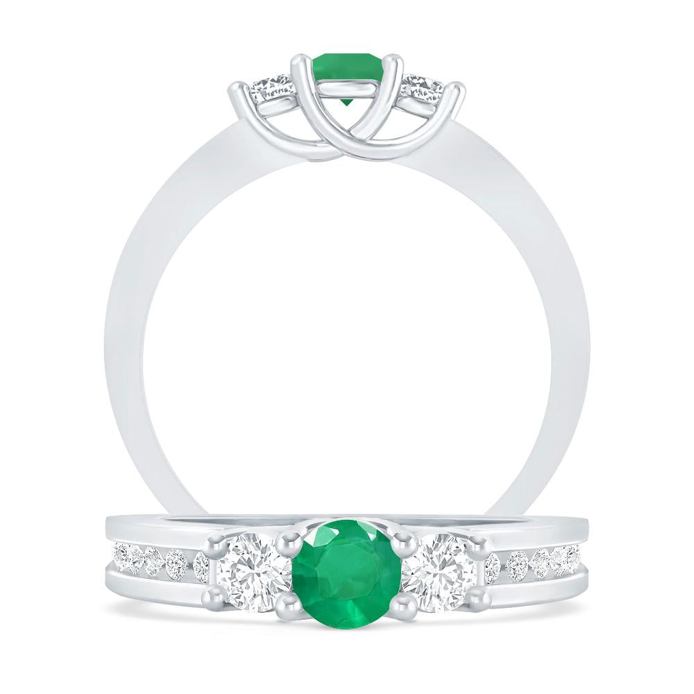 White Gold - Emerald