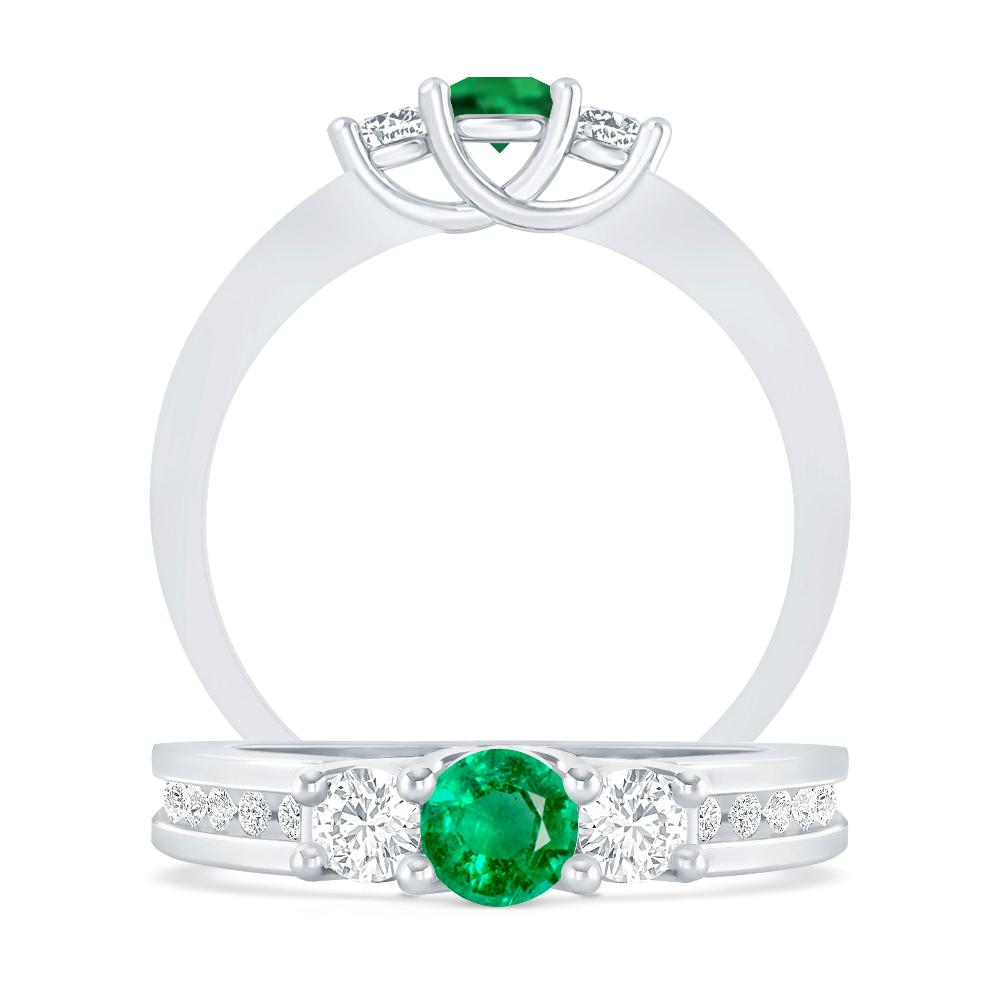 White Gold - Emerald