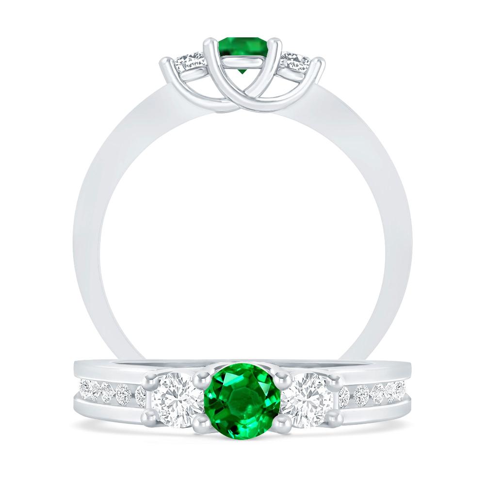 White Gold - Emerald