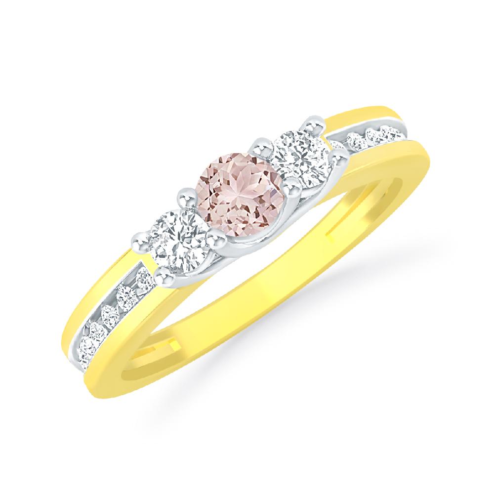 Yellow Gold - Morganite