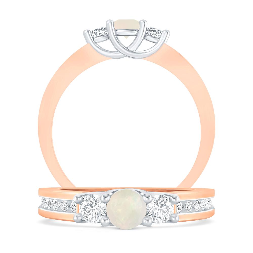 Rose Gold - Opal
