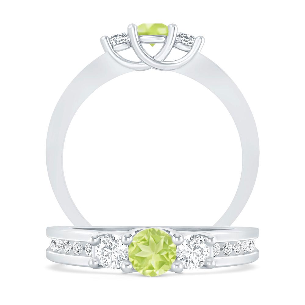 White Gold - Peridot