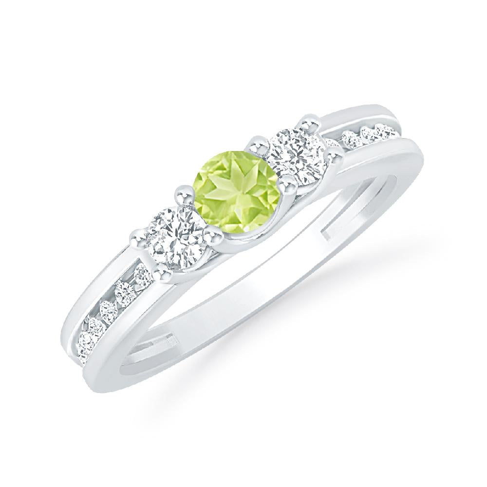 White Gold - Peridot