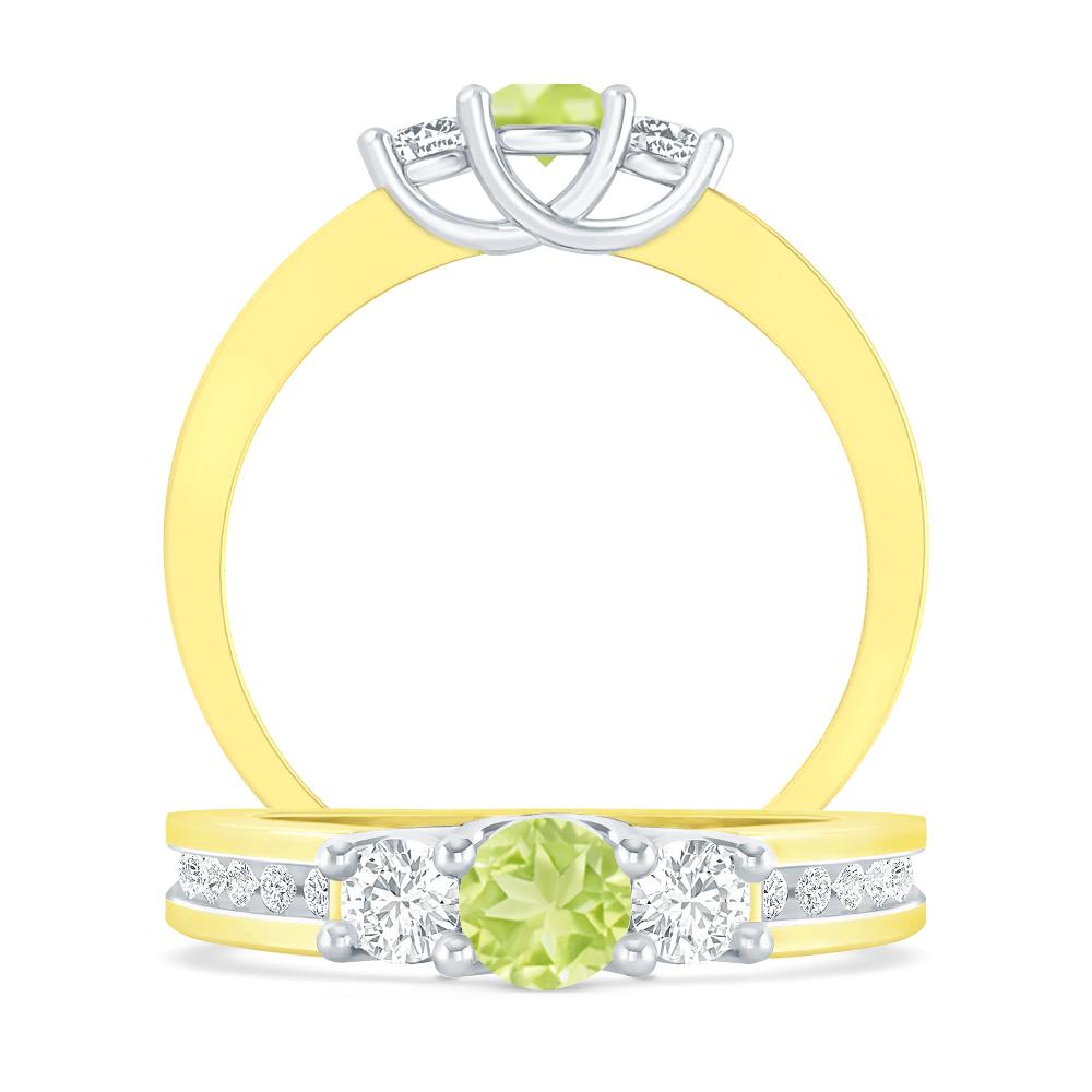 Yellow Gold - Peridot