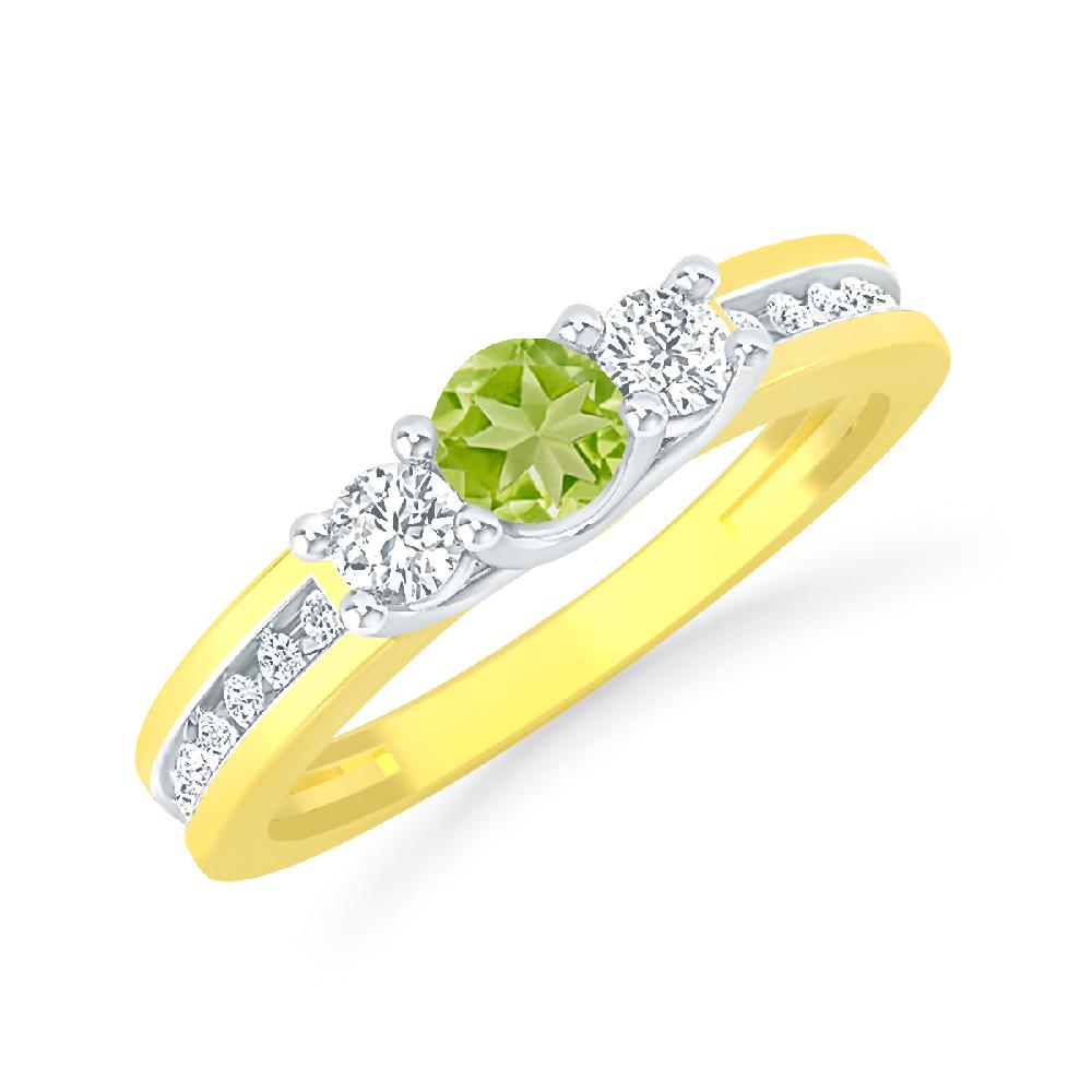 Yellow Gold - Peridot