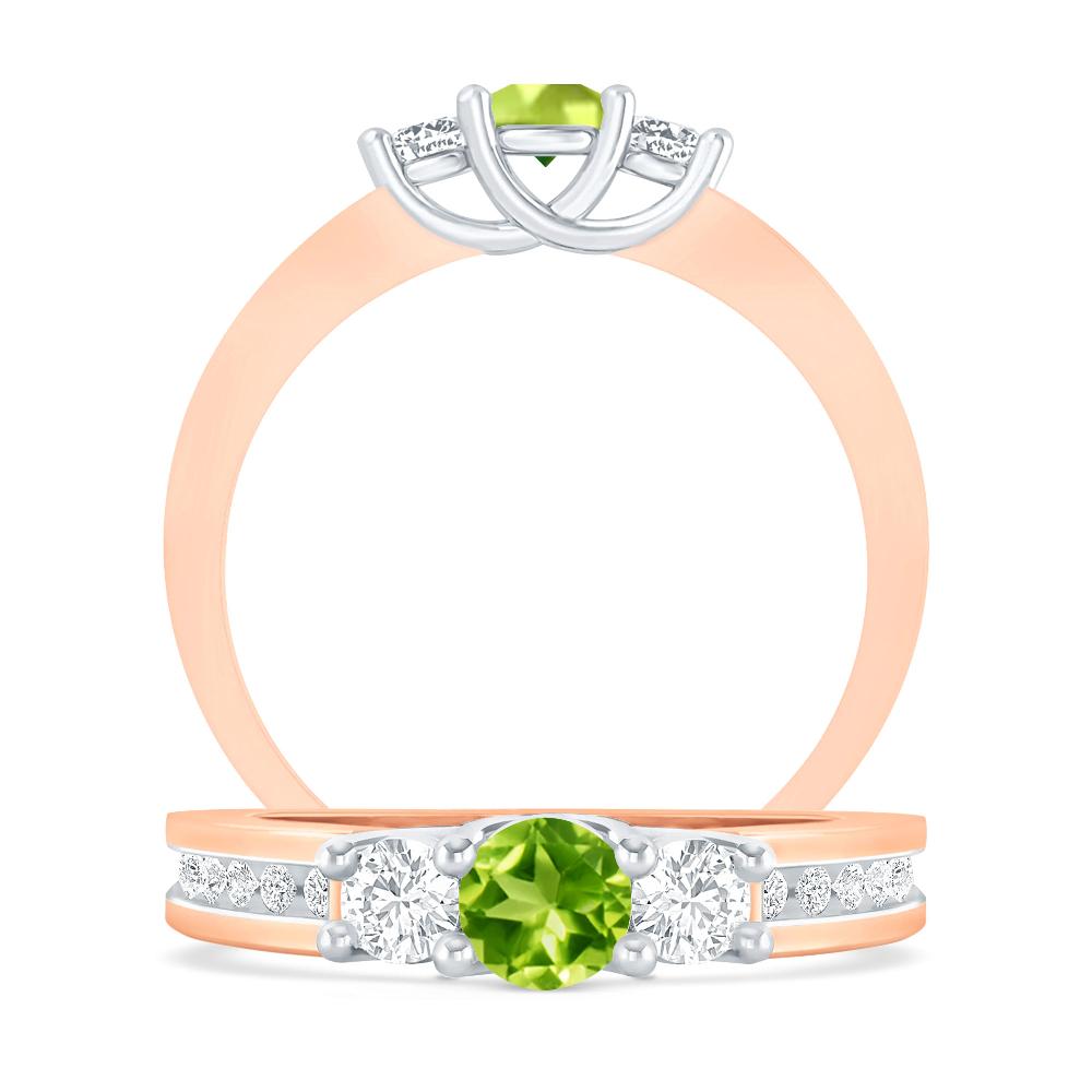 Rose Gold - Peridot