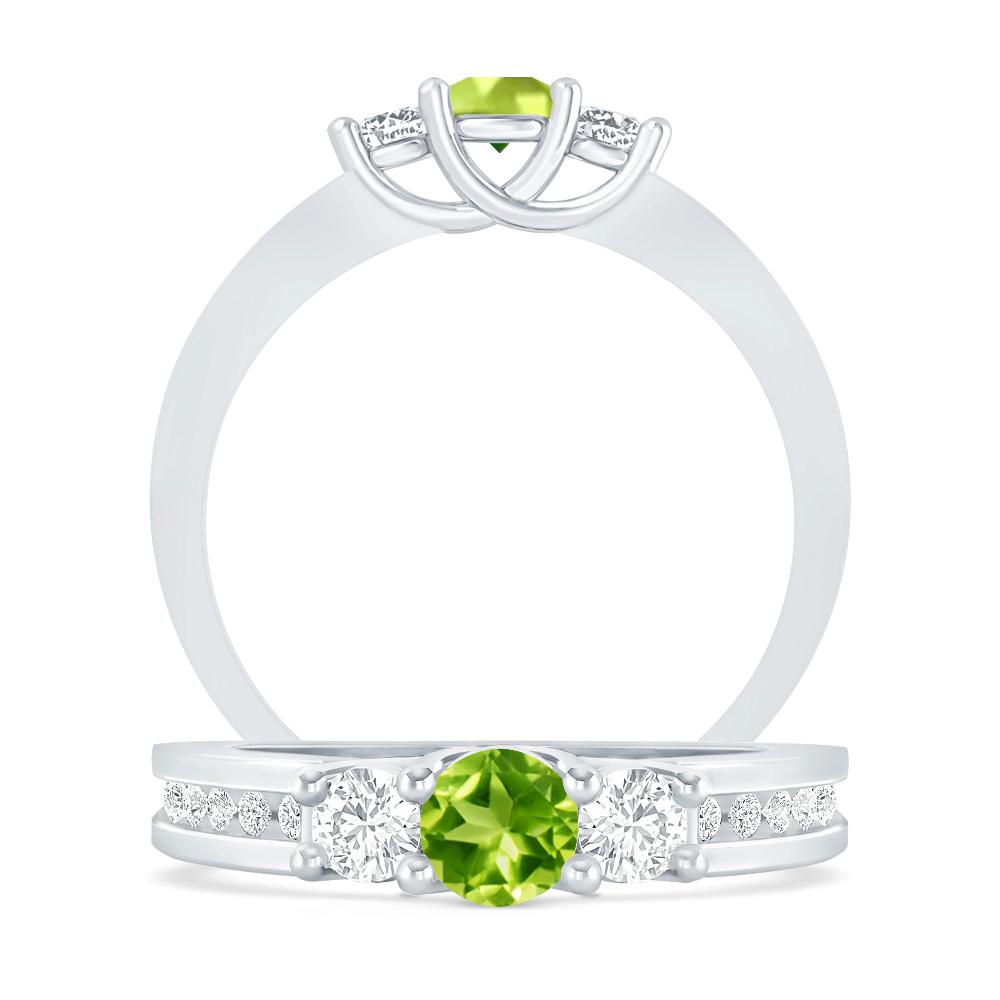 White Gold - Peridot