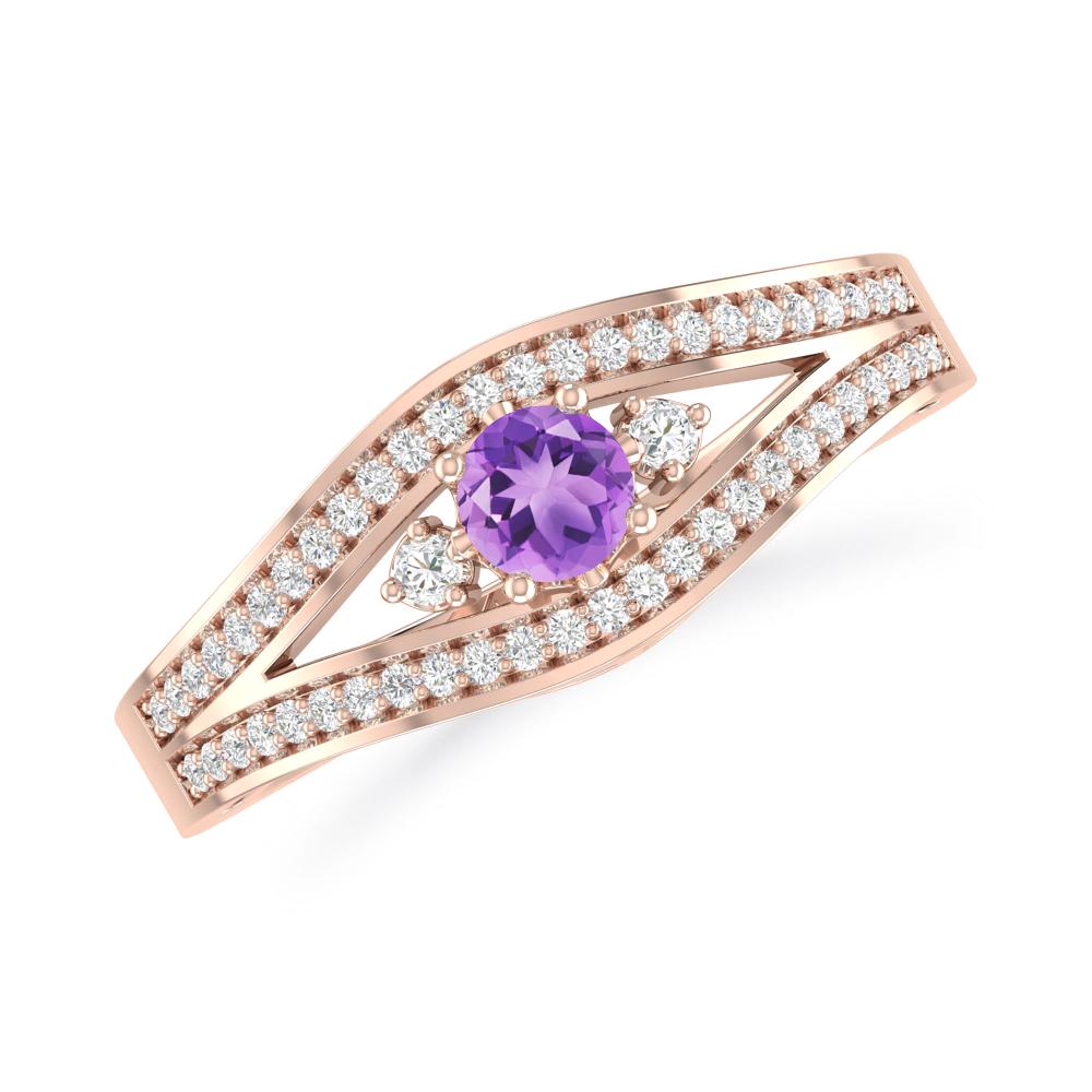 Rose Gold - Amethyst