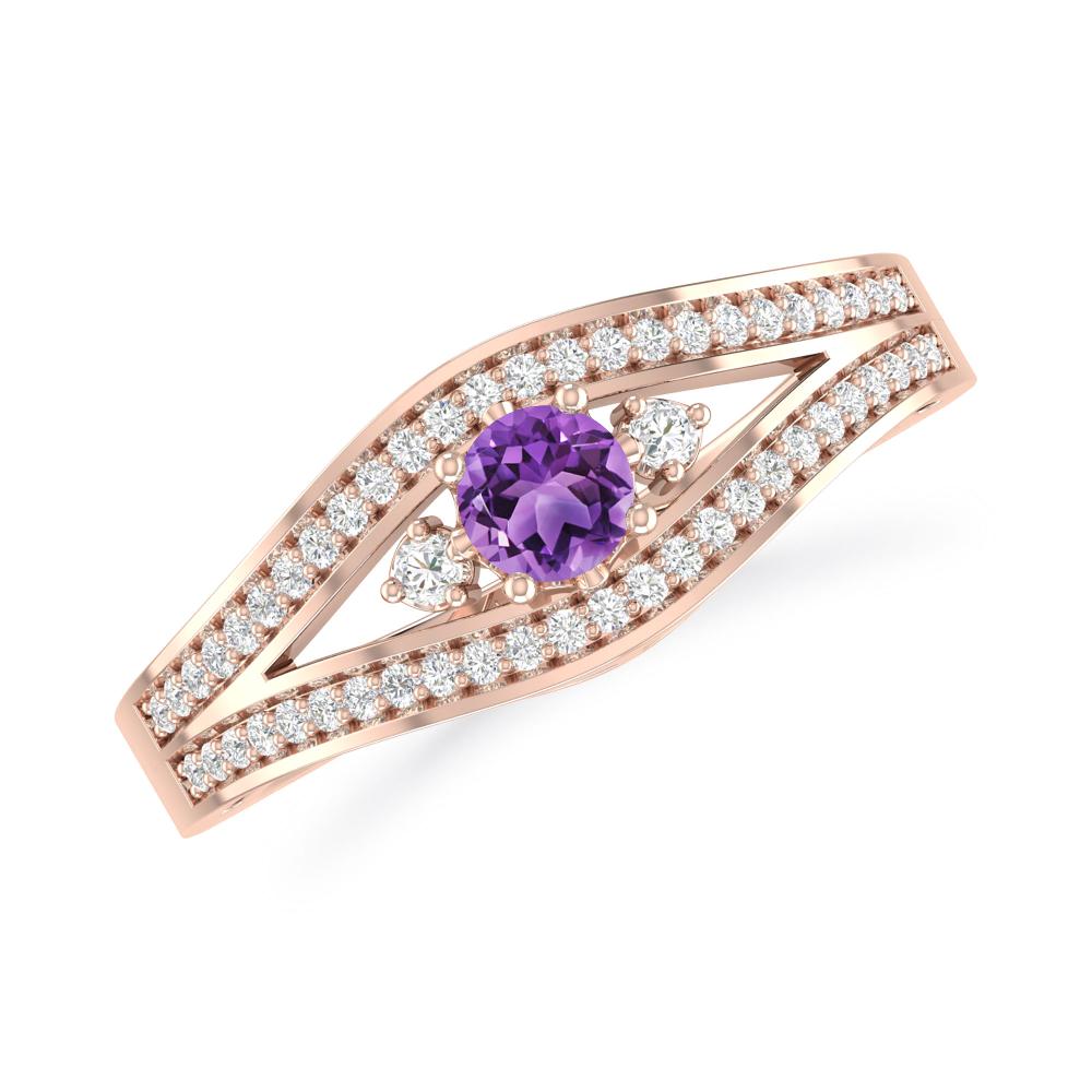 Rose Gold - Amethyst