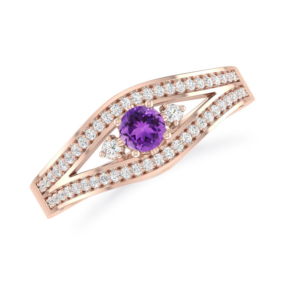 Rose Gold - Amethyst