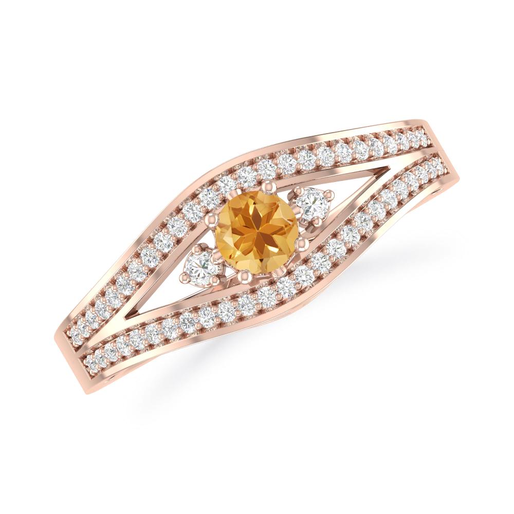 Rose Gold - Citrine