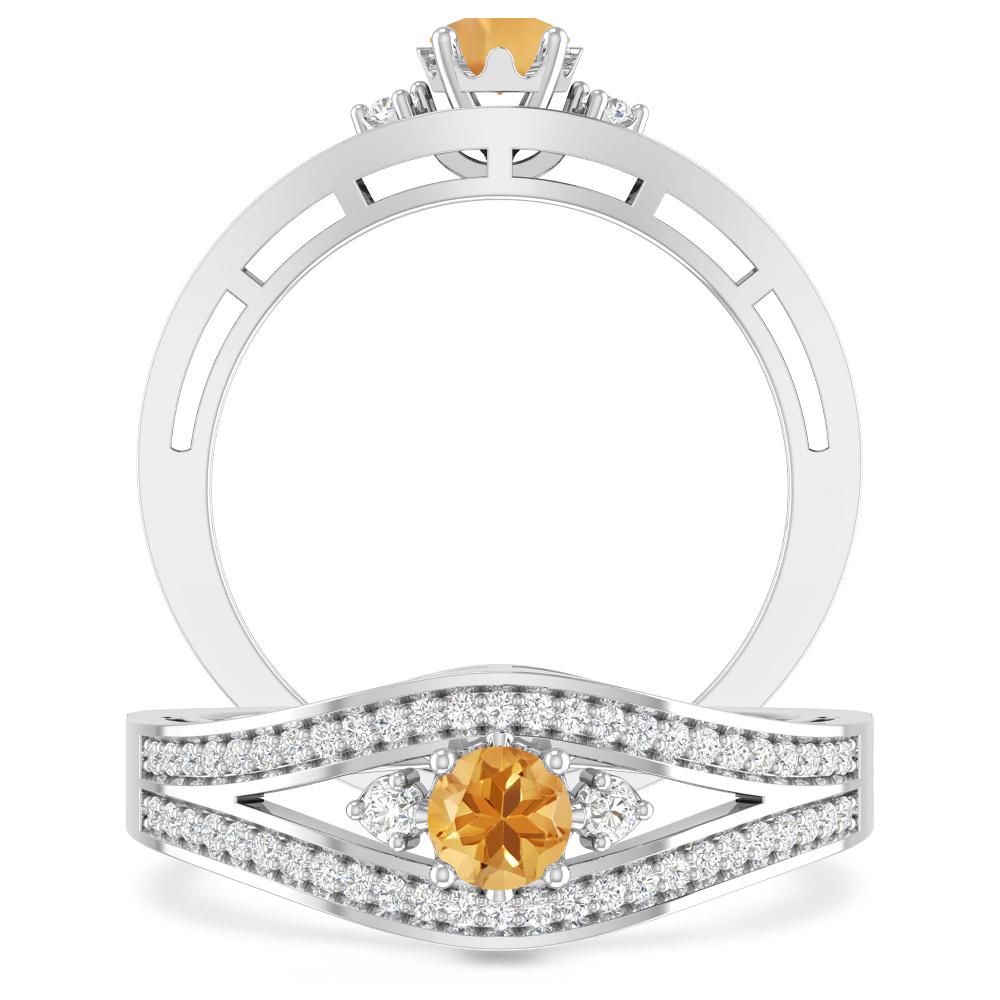 White Gold - Citrine