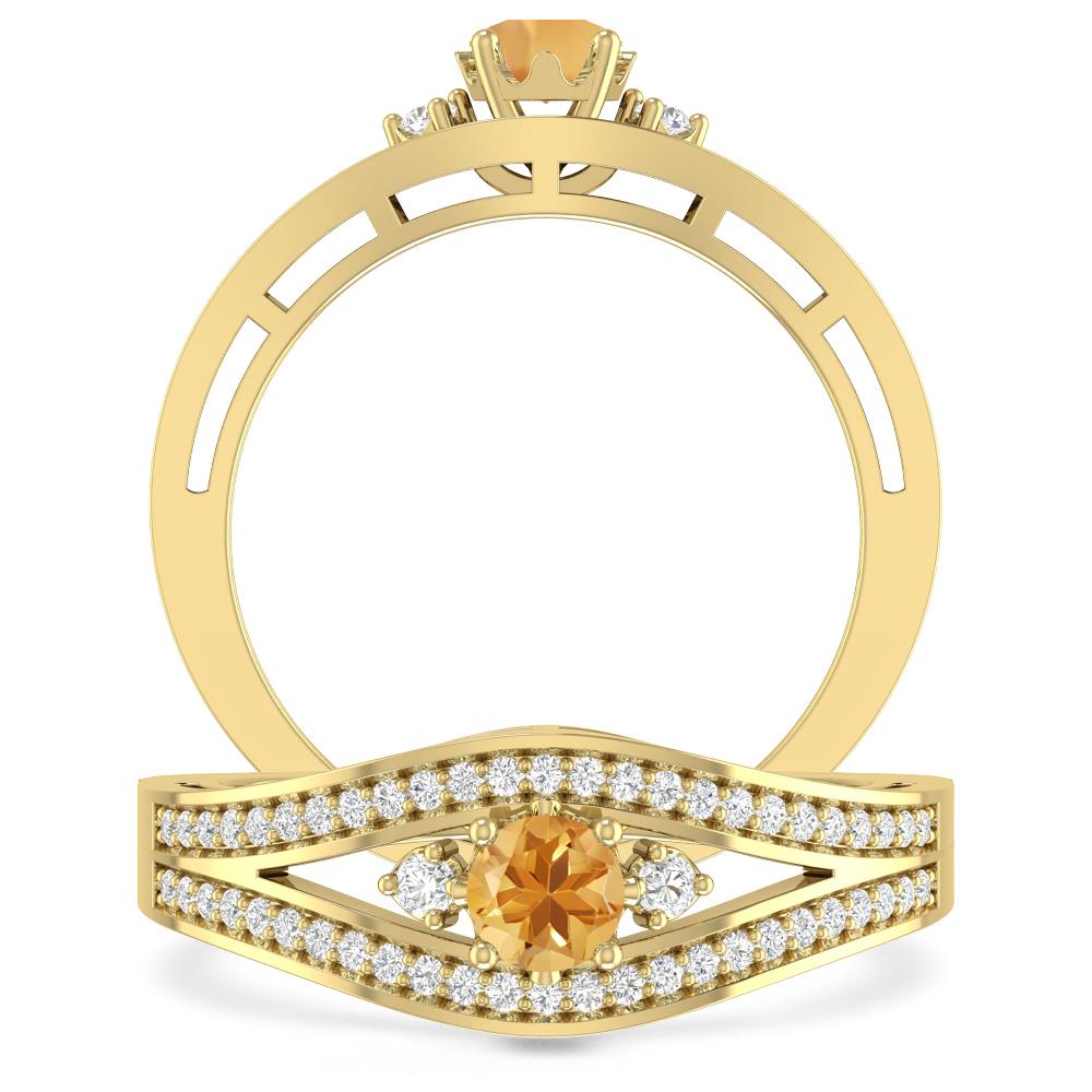 Yellow Gold - Citrine