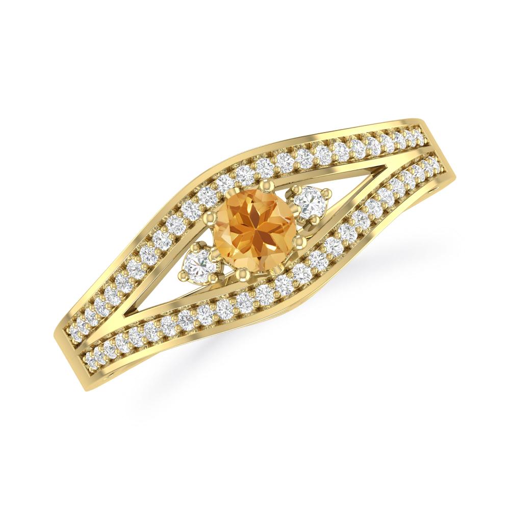 Yellow Gold - Citrine