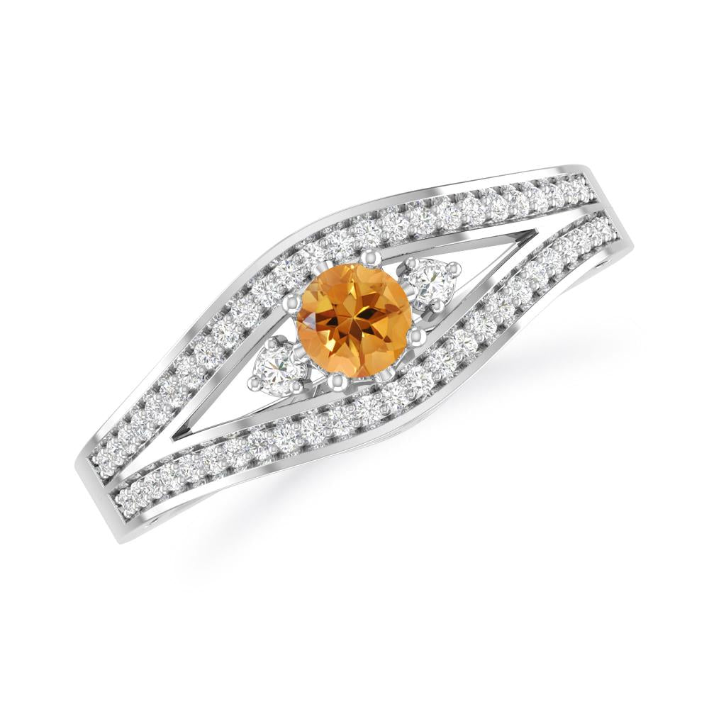 White Gold - Citrine