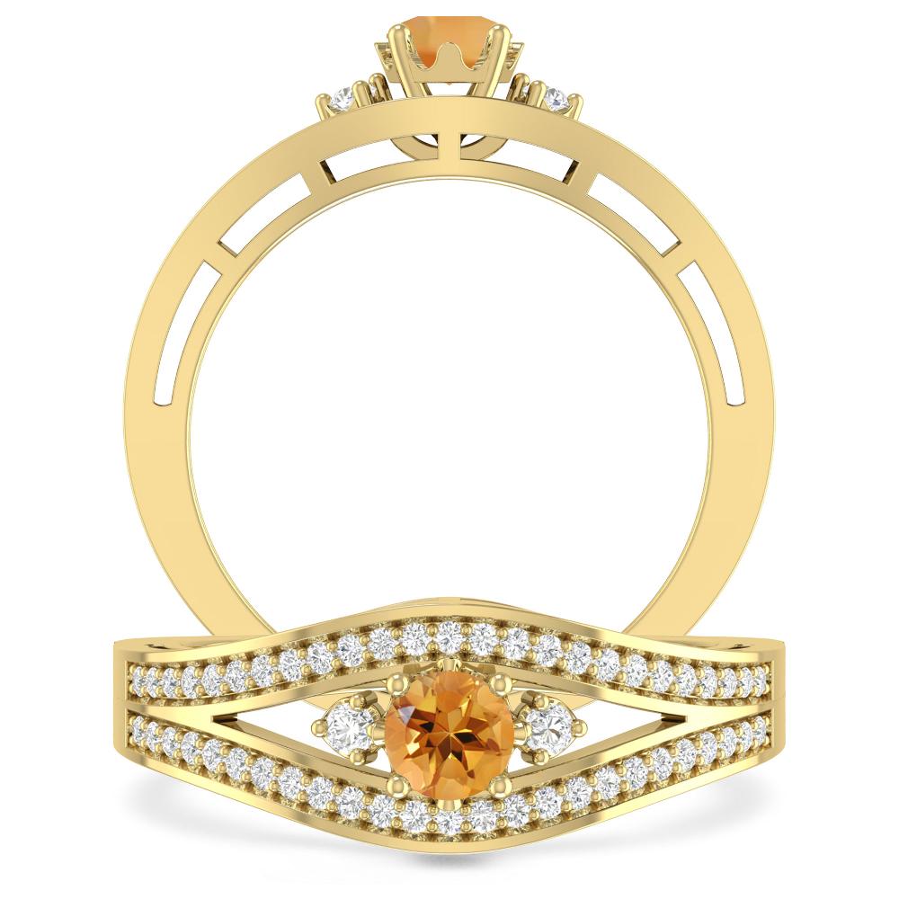 Yellow Gold - Citrine