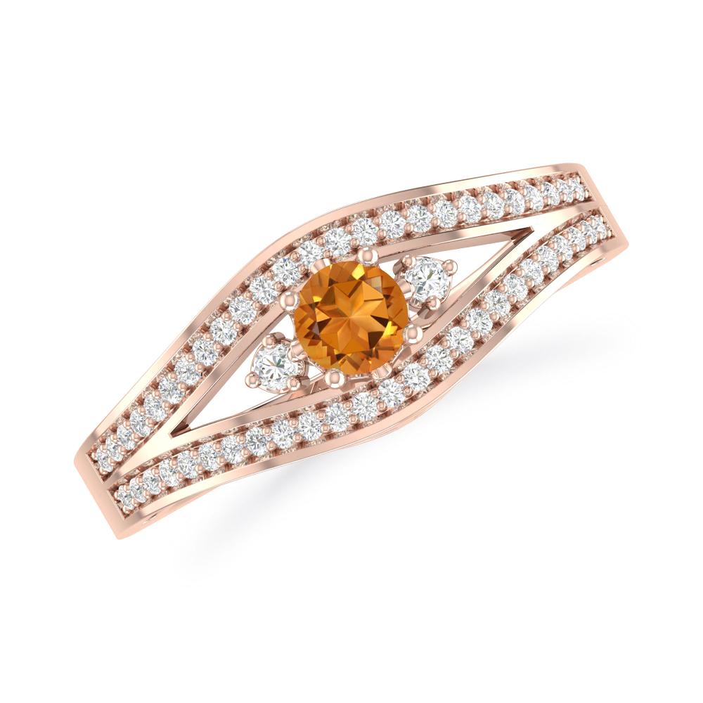 Rose Gold - Citrine