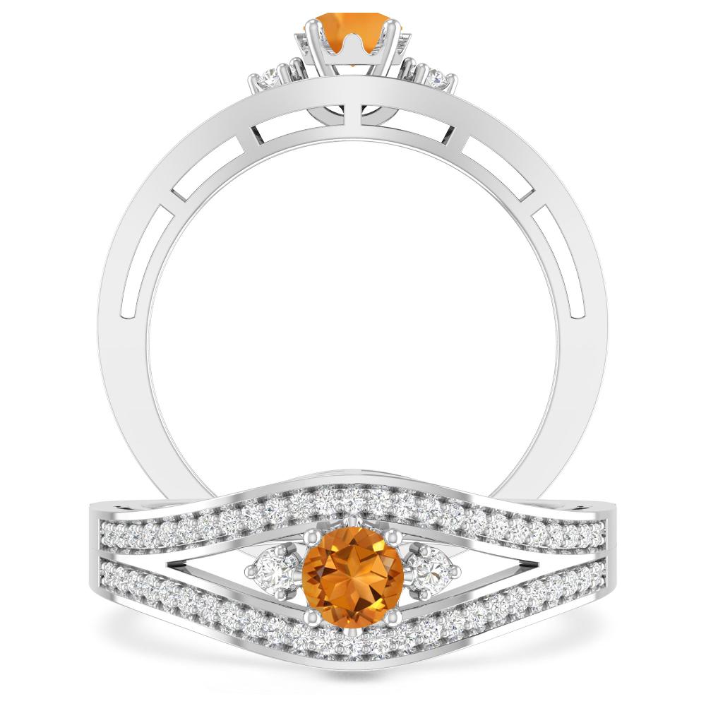White Gold - Citrine