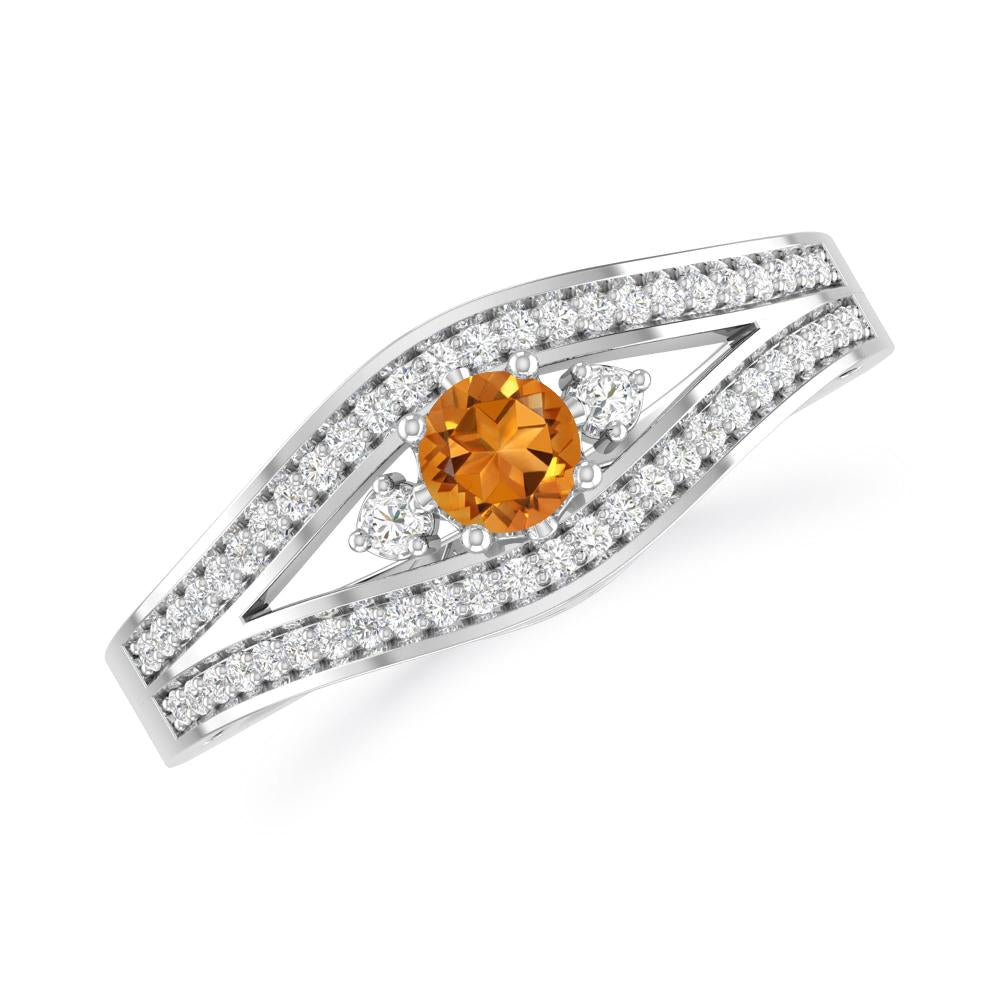 White Gold - Citrine