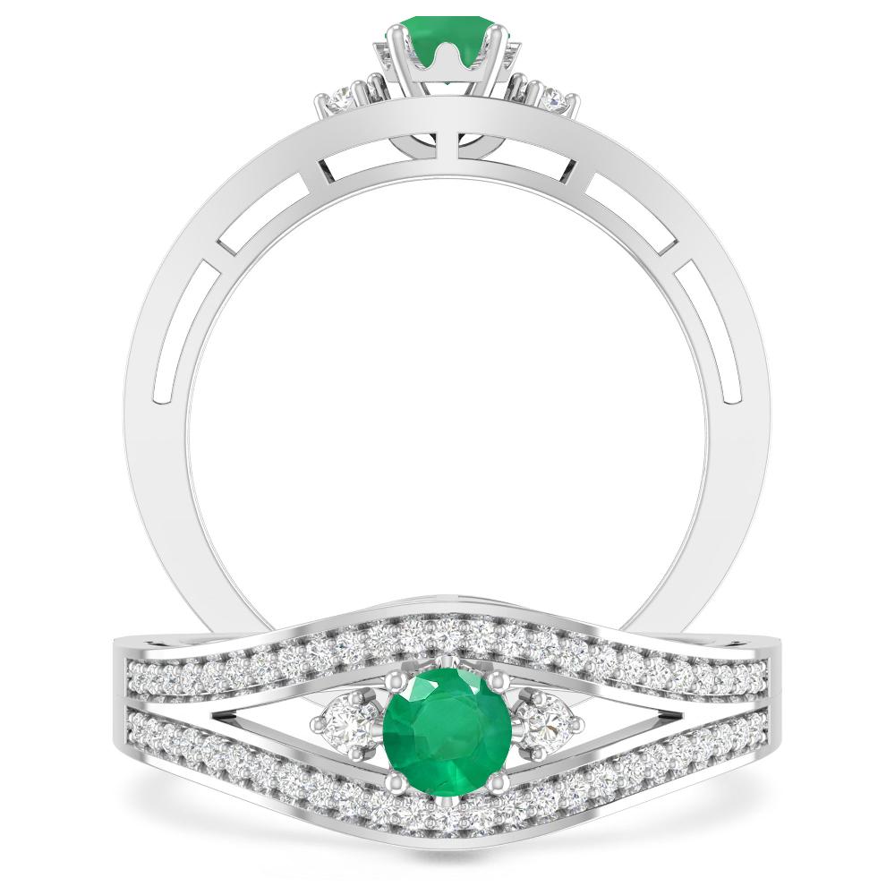 White Gold - Emerald