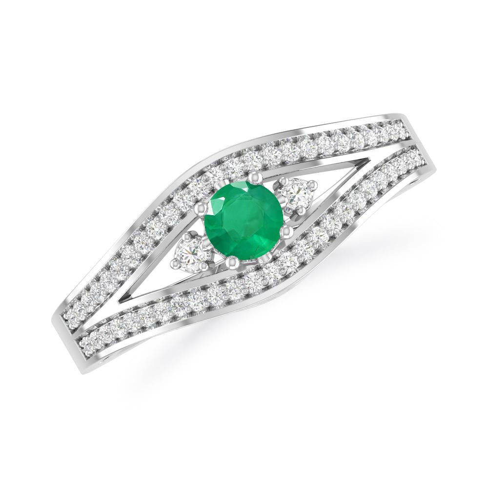 White Gold - Emerald