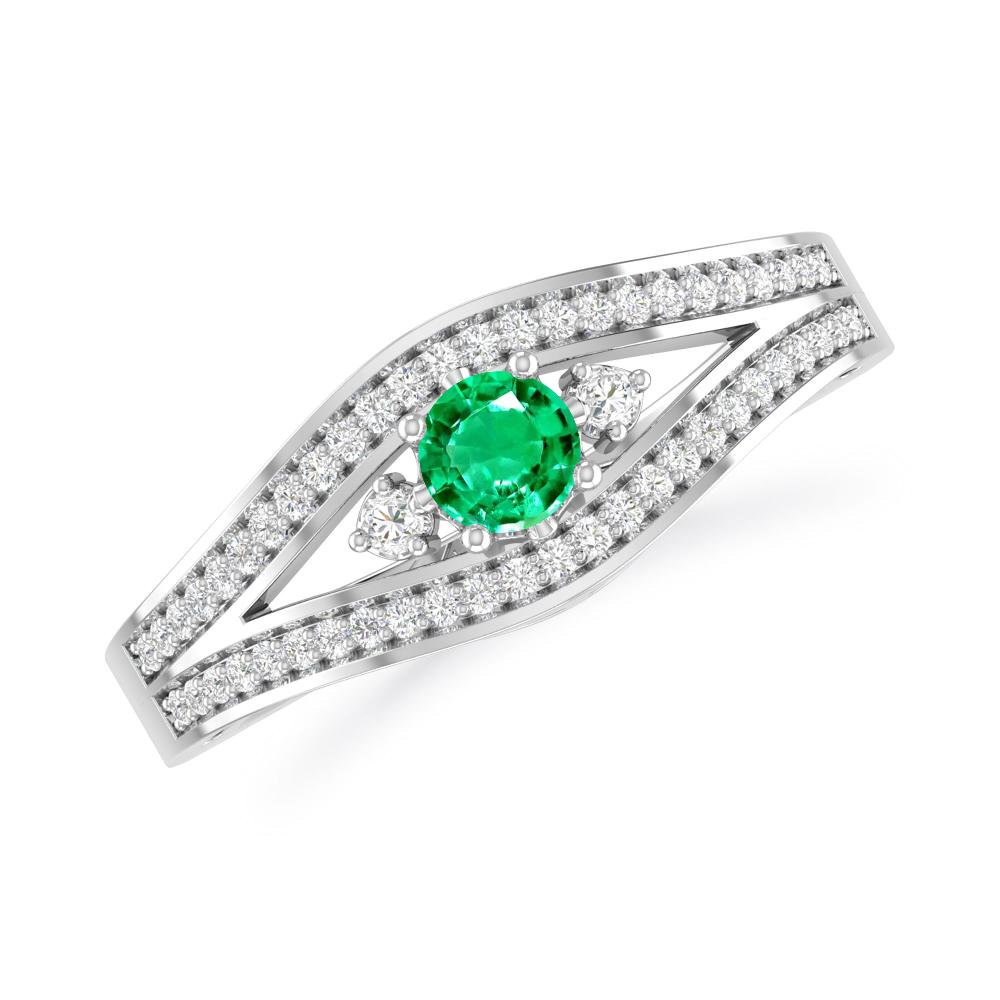 White Gold - Emerald