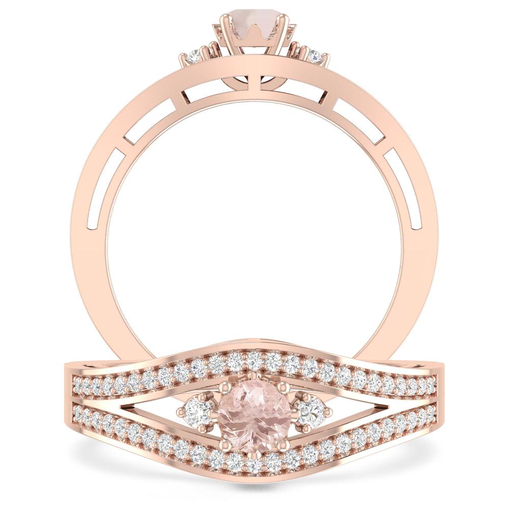 Rose Gold - Morganite