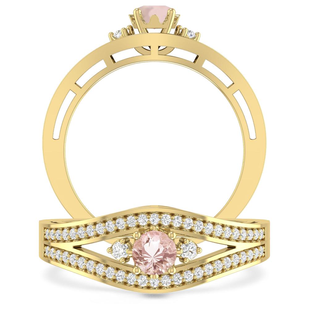 Yellow Gold - Morganite