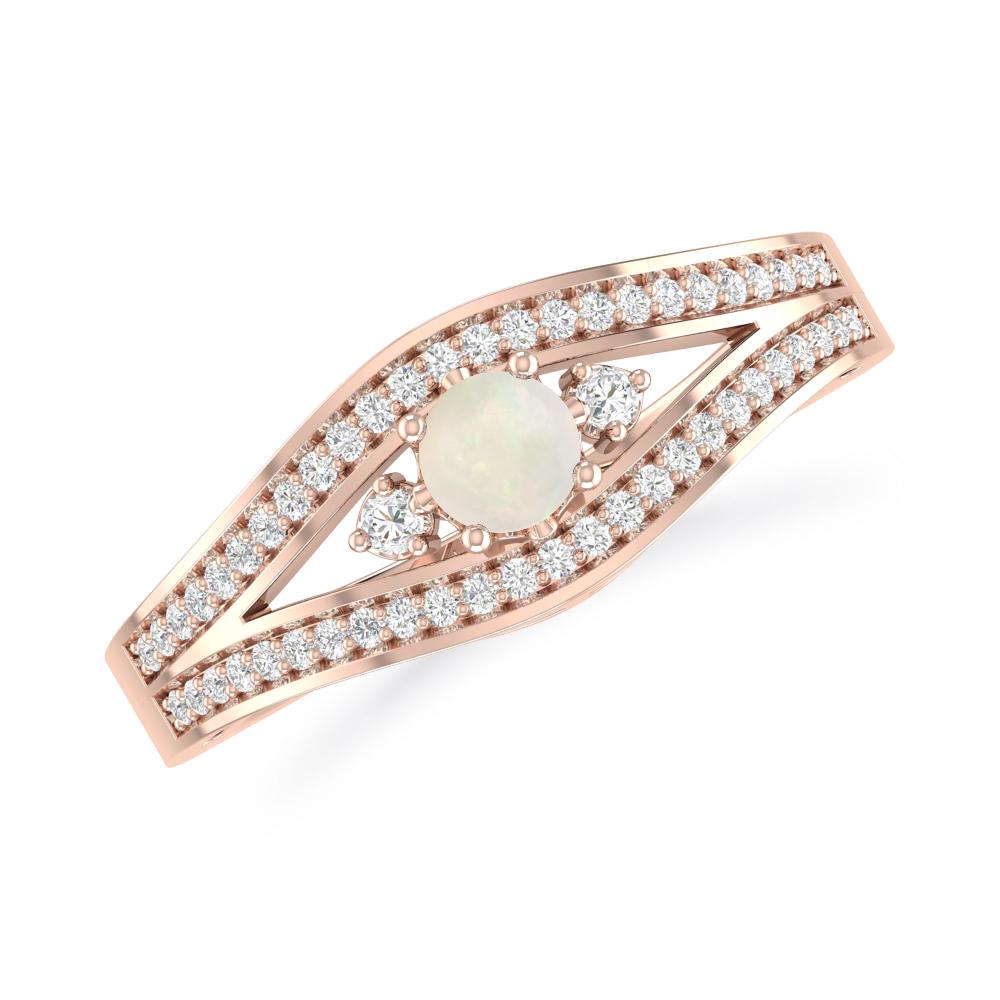 Rose Gold - Opal