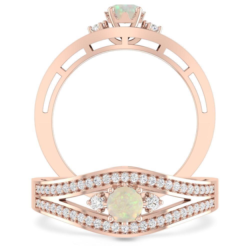 Rose Gold - Opal