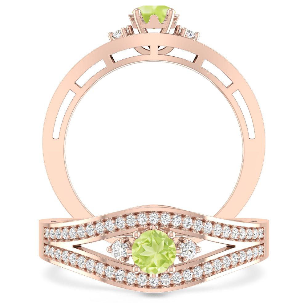 Rose Gold - Peridot