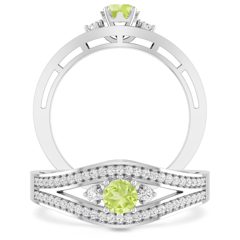 White Gold - Peridot