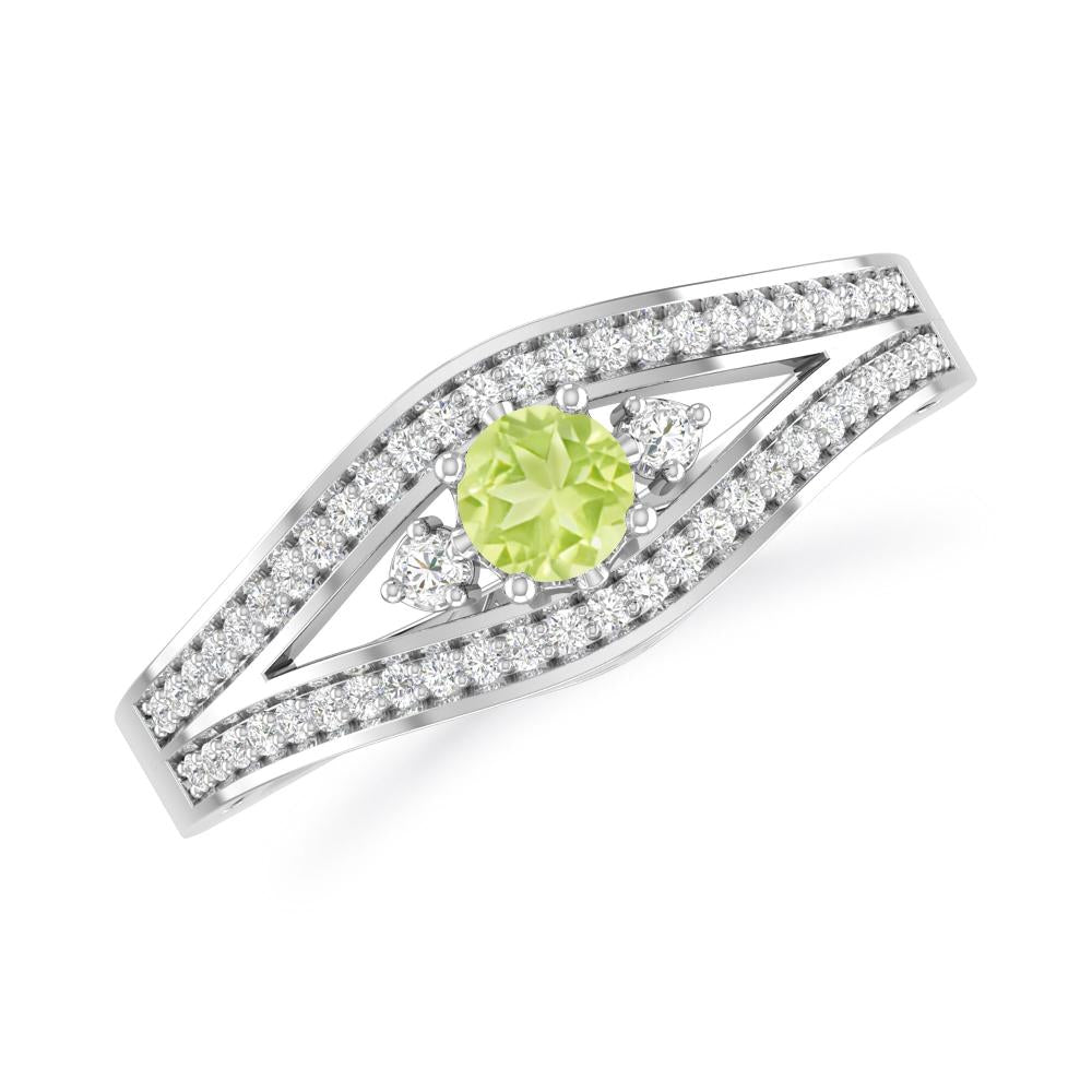 White Gold - Peridot