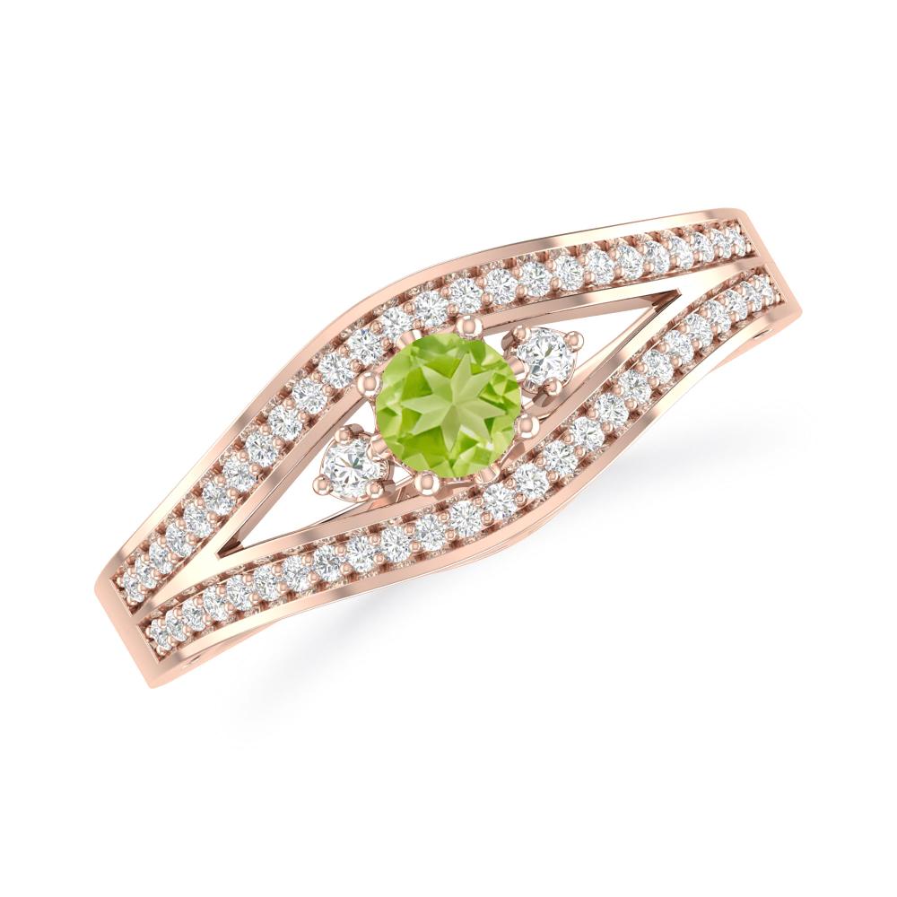 Rose Gold - Peridot