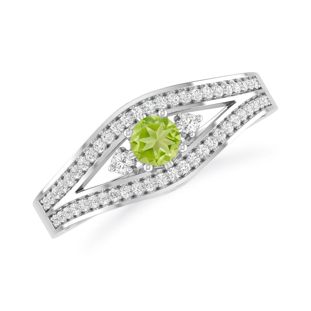 White Gold - Peridot