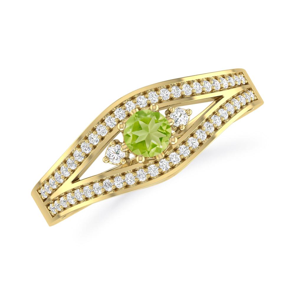 Yellow Gold - Peridot