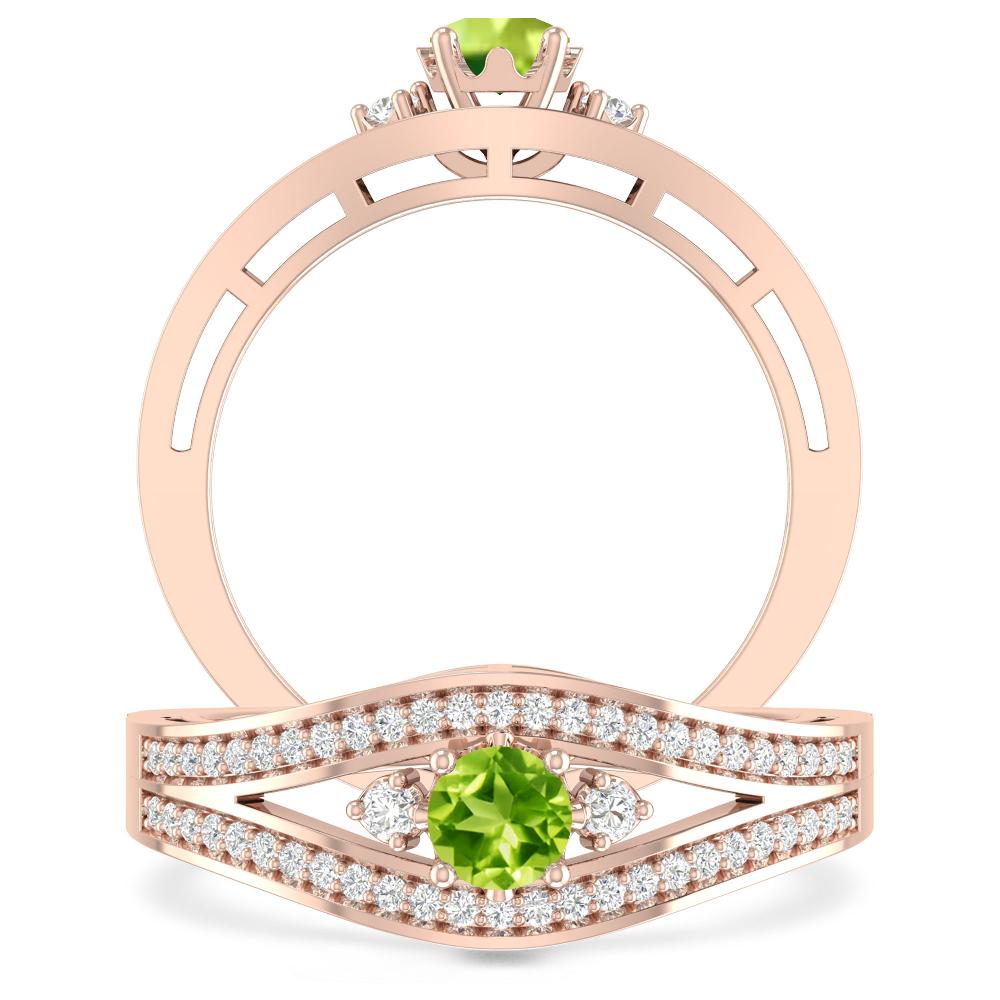 Rose Gold - Peridot