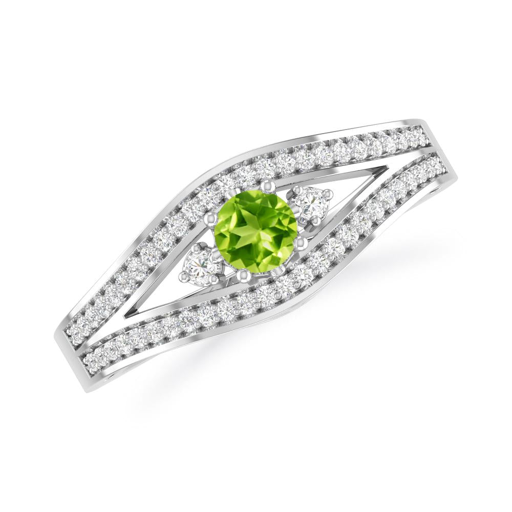 White Gold - Peridot