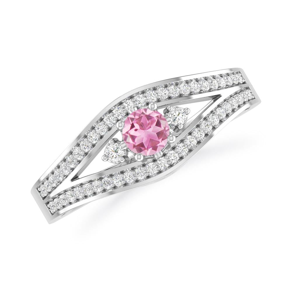 White Gold - Pink Tourmaline