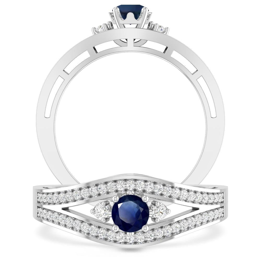 White Gold - Sapphire