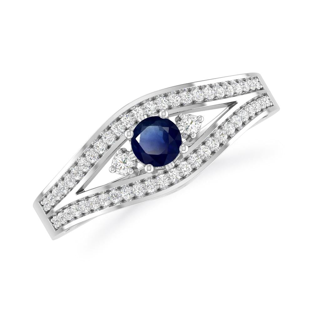 White Gold - Sapphire