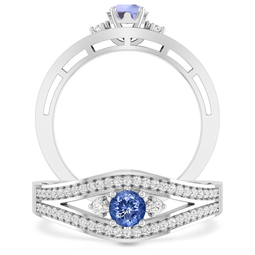 White Gold - Tanzanite